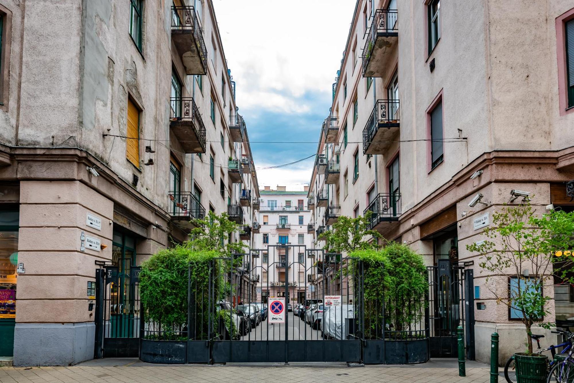 Jungle Aesthetics Downtown Apartman Aircon And Garage Parking Budapest Extérieur photo