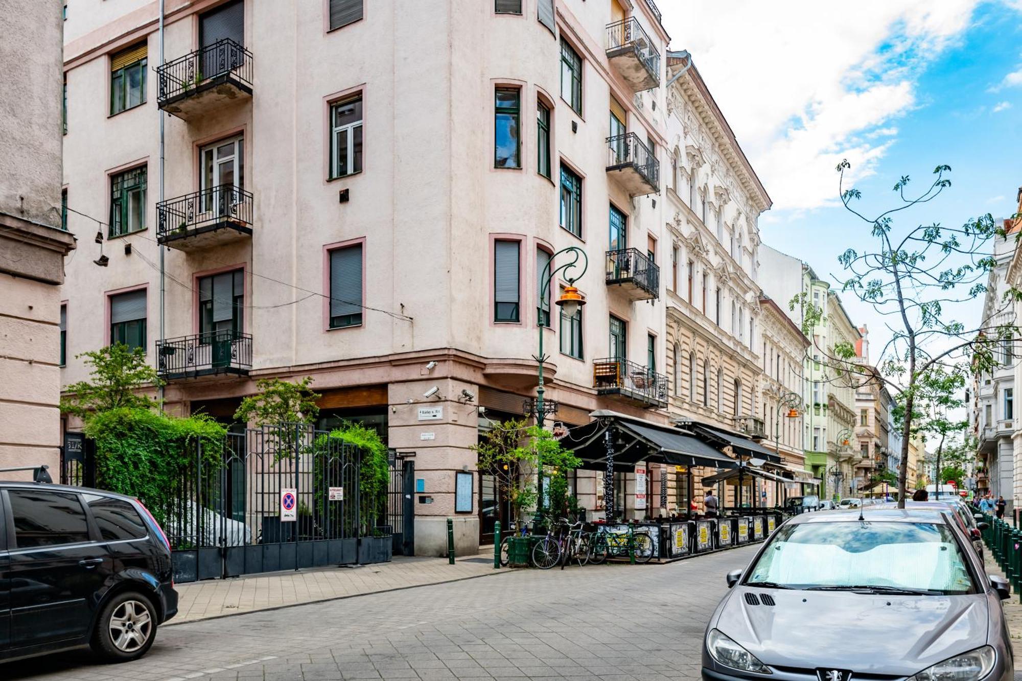 Jungle Aesthetics Downtown Apartman Aircon And Garage Parking Budapest Extérieur photo